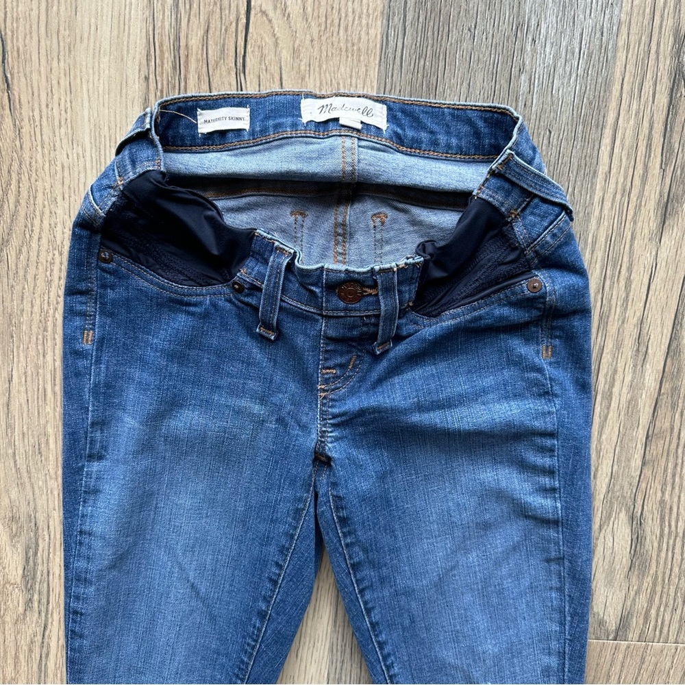 Madewell Maternity Denim Skinny Jeans 24 - Picture 3 of 12